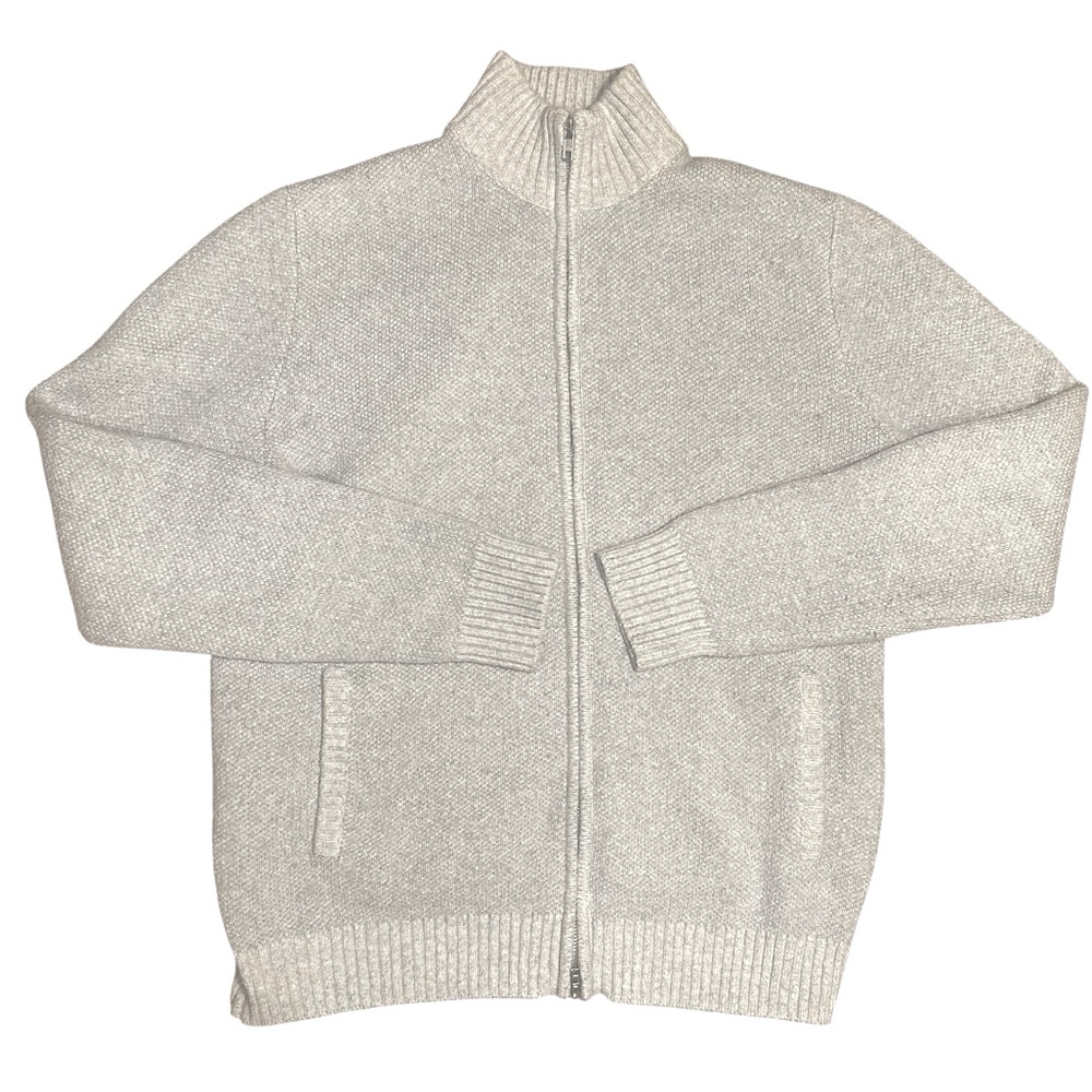 Goodfellow & Co Gray Zip Up Cardigan Sweater Size Medium